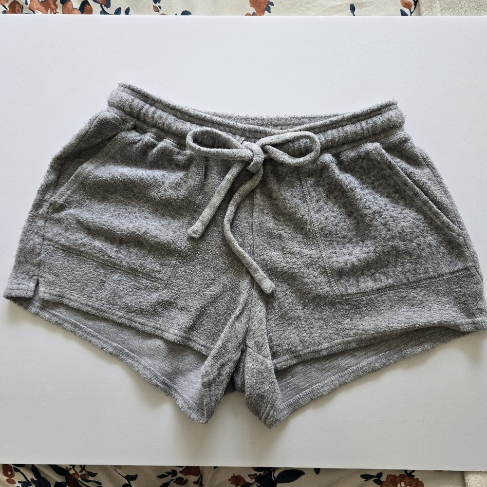 Bella Canvas Heather Gray Women's Athletic Shorts